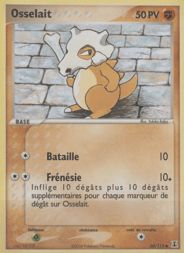 Osselait, carta 60 de EX Espèces Delta