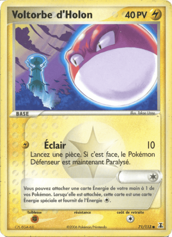 Voltorbe d'Holon, carta 71 di EX Espèces Delta