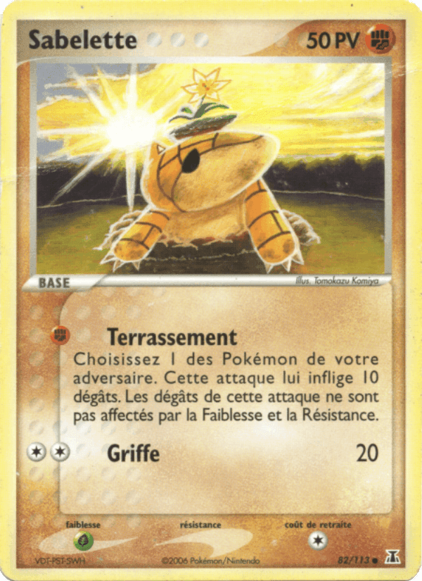 Sabelette, carte 82 de EX Espèces Delta