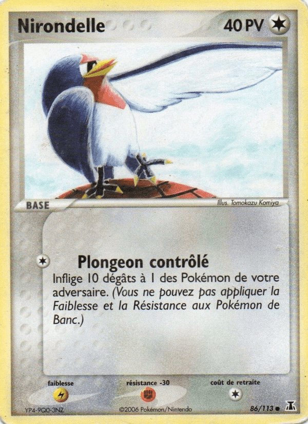 Nirondelle, carte 86 de EX Espèces Delta