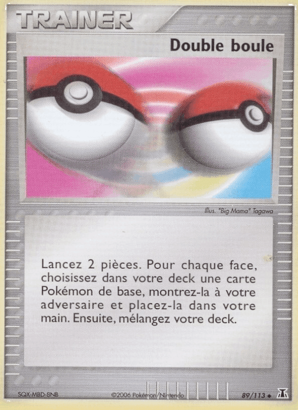 Double boule, carte 89 de EX Espèces Delta