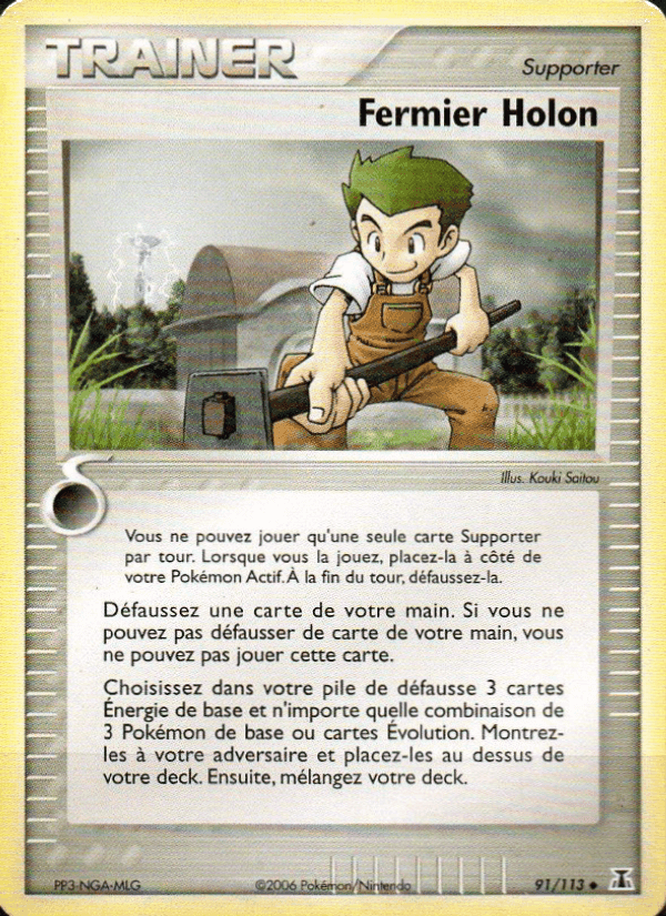Fermier Holon, card 91 from EX Espèces Delta
