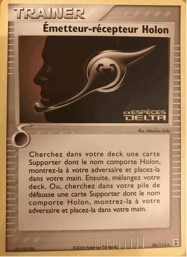 Émetteur-récepteur Holon, carte 98 de EX Espèces Delta