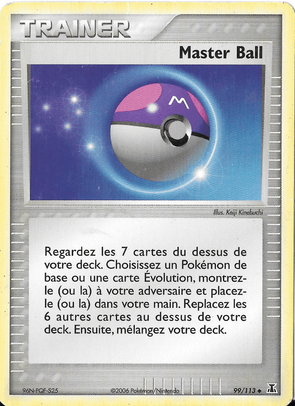 Master Ball, carta 99 di EX Espèces Delta