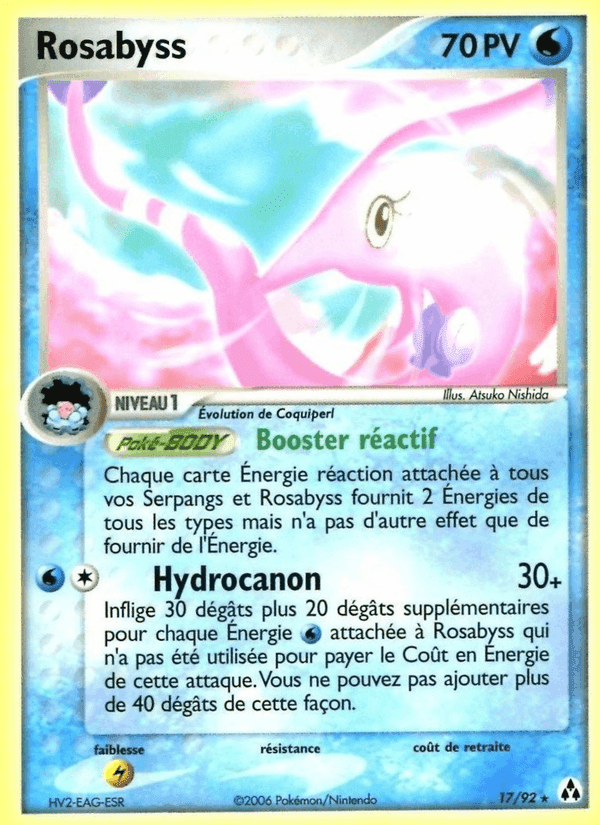 Rosabyss, card 17 from EX Créateurs de légendes