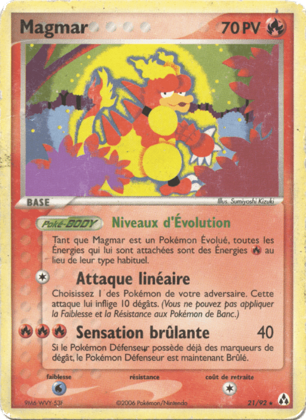 EX Créateurs de légendes の 21 番、Magmar