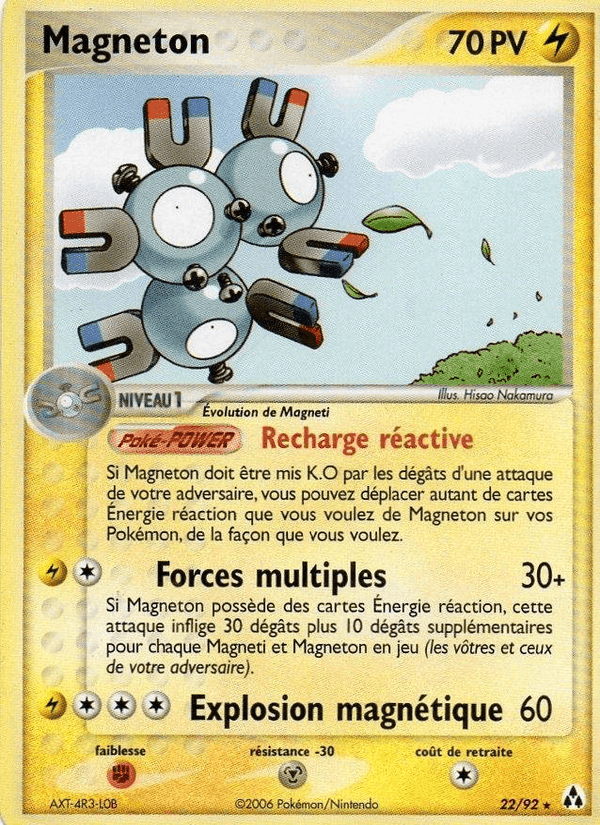 Magnéton, carta 22 di EX Créateurs de légendes