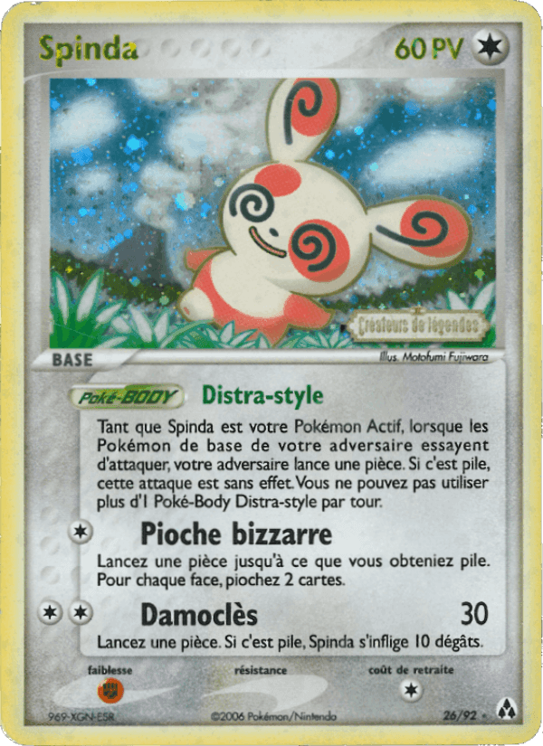 Spinda, card 26 from EX Créateurs de légendes