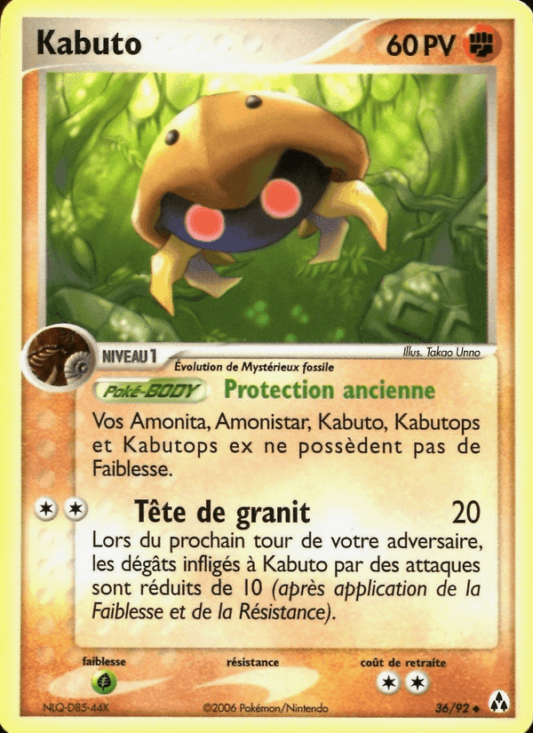 Kabuto, carte 36 de EX Créateurs de légendes