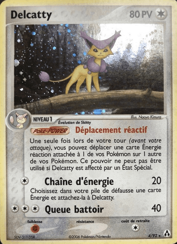 Delcatty, carta 4 de EX Créateurs de légendes