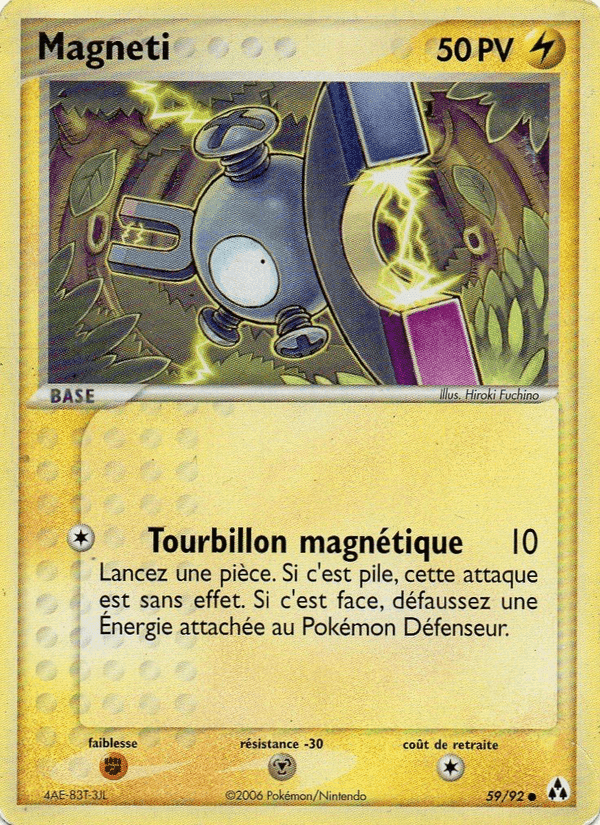 Magnéti, carte 59 de EX Créateurs de légendes