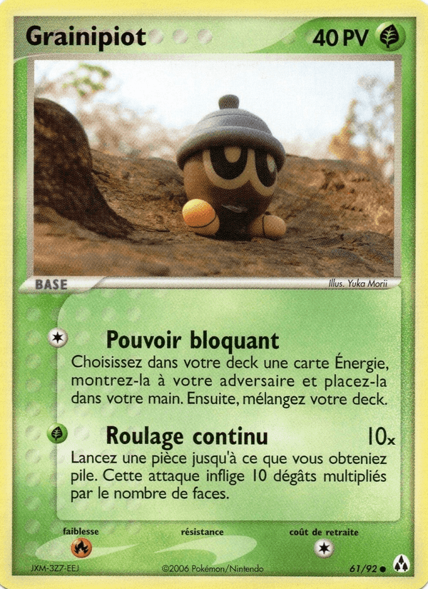 Grainipiot, carte 61 de EX Créateurs de légendes