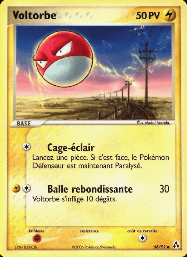 Voltorbe, carte 68 de EX Créateurs de légendes