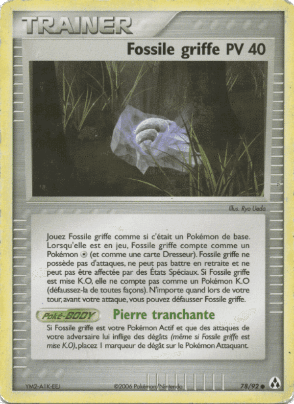 Fossile griffe, carte 78 de EX Créateurs de légendes
