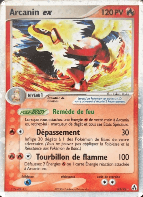 Arcanin ex, carte 83 de EX Créateurs de légendes
