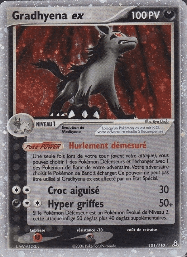 Gradhyena ex, carte 101 de EX Fantômes Holon