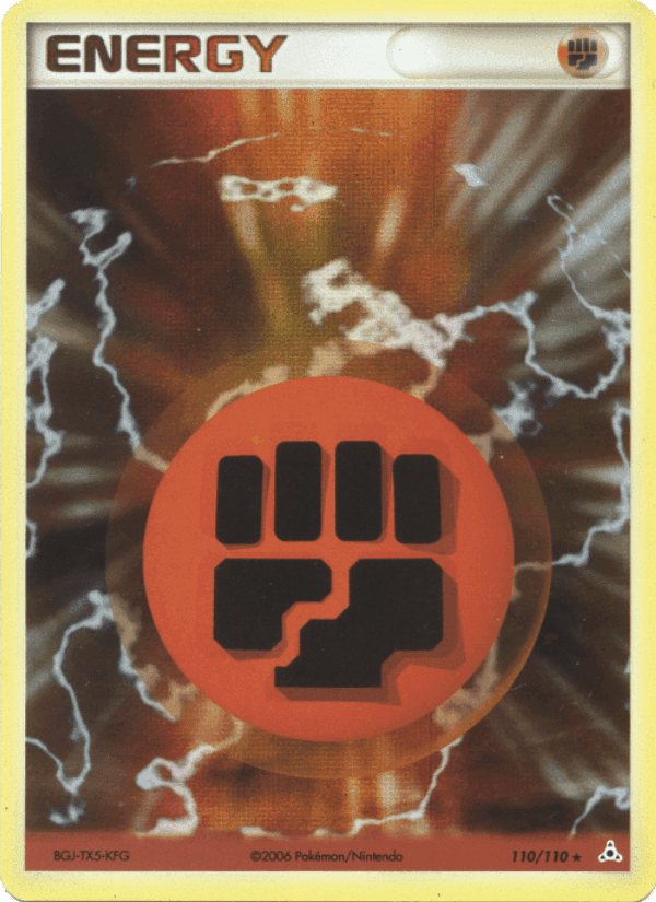 Énergie Combat, carte 110 de EX Fantômes Holon