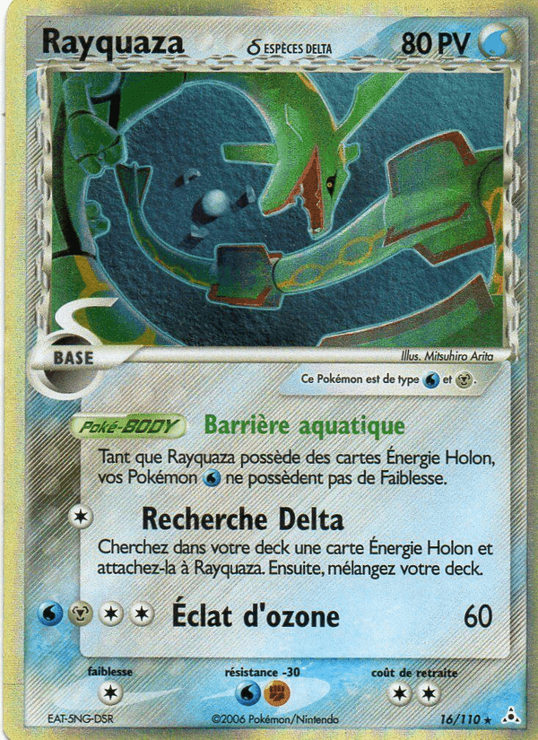 Rayquaza δ, carte 16 de EX Fantômes Holon