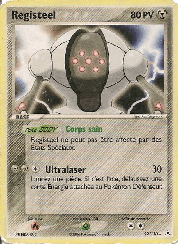 Registeel, carta 29 di EX Fantômes Holon