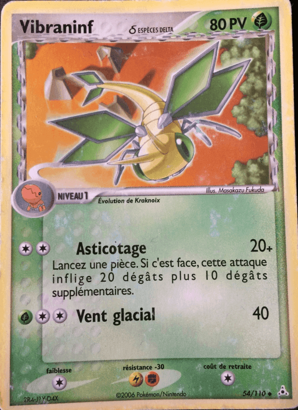 Vibraninf δ, carta 54 di EX Fantômes Holon