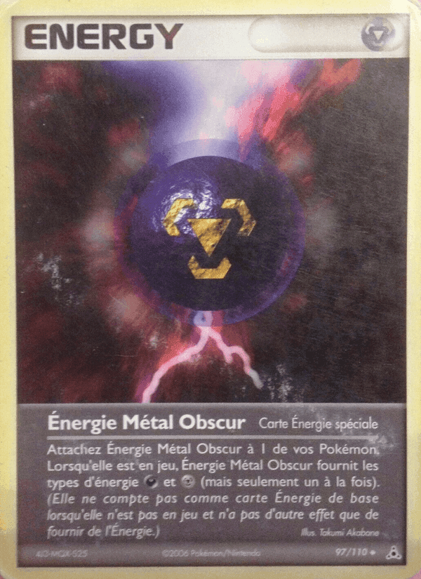 Énergie Métal Obscur, carta 97 di EX Fantômes Holon