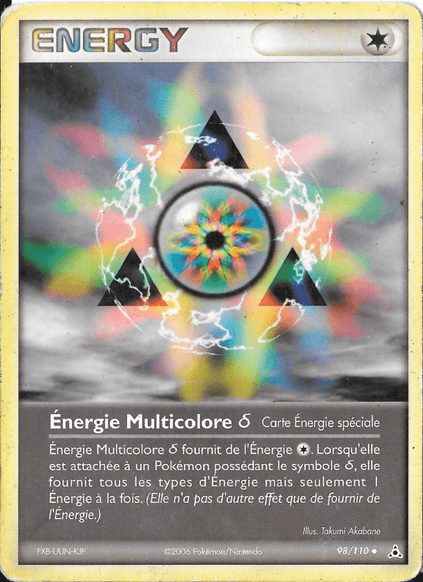 Énergie Multicolore δ, carte 98 de EX Fantômes Holon
