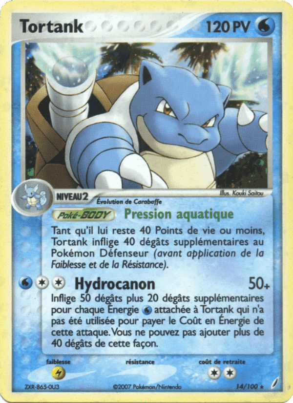 Tortank, carta 14 di EX Gardiens de Cristal