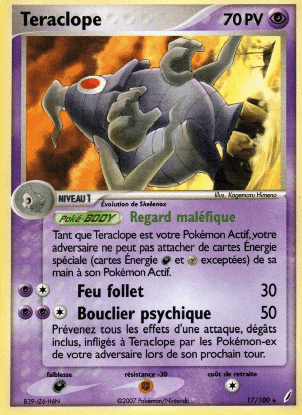 Téraclope, carta 17 di EX Gardiens de Cristal