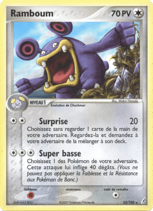 Ramboum, carta 23 de EX Gardiens de Cristal