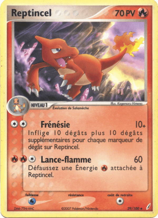 Reptincel, carta 29 de EX Gardiens de Cristal