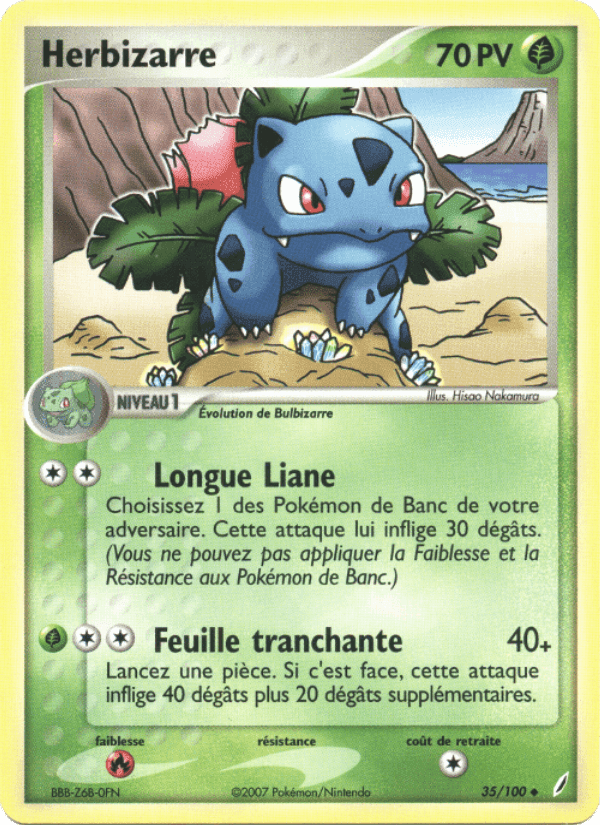Herbizarre, carta 35 di EX Gardiens de Cristal