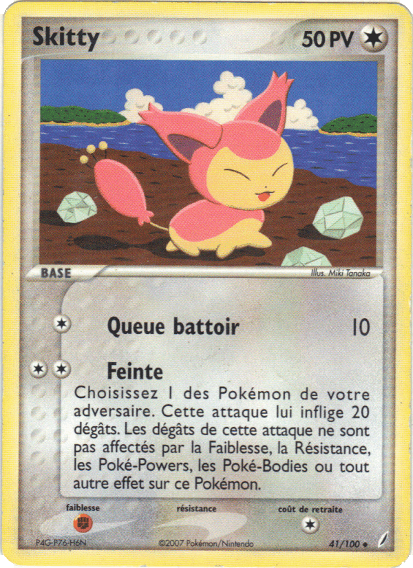 Skitty, carta 41 di EX Gardiens de Cristal