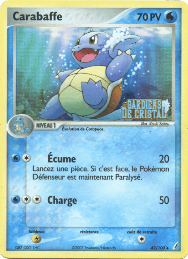 Carabaffe, carte 42 de EX Gardiens de Cristal