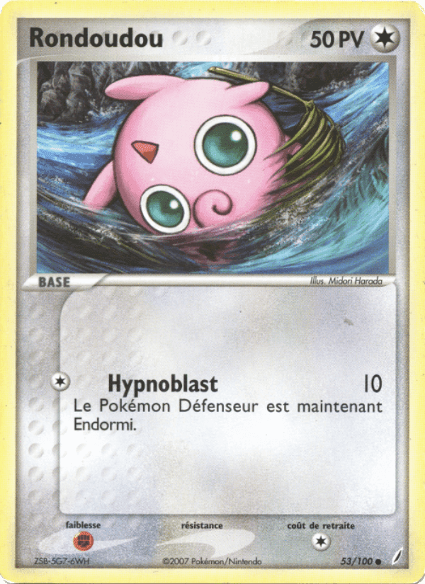 Rondoudou, carte 53 de EX Gardiens de Cristal
