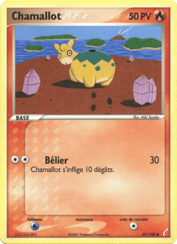 Chamallot, carte 59 de EX Gardiens de Cristal