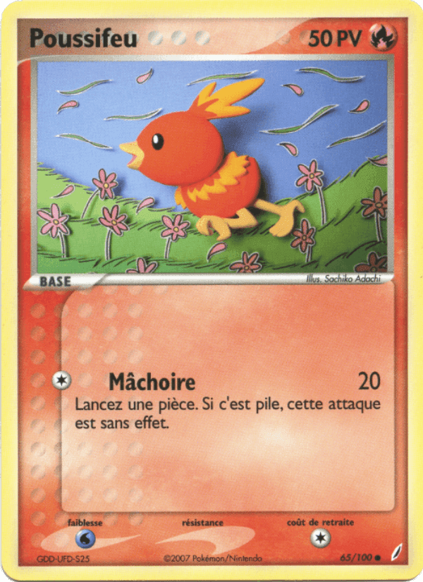 Poussifeu, carta 65 de EX Gardiens de Cristal