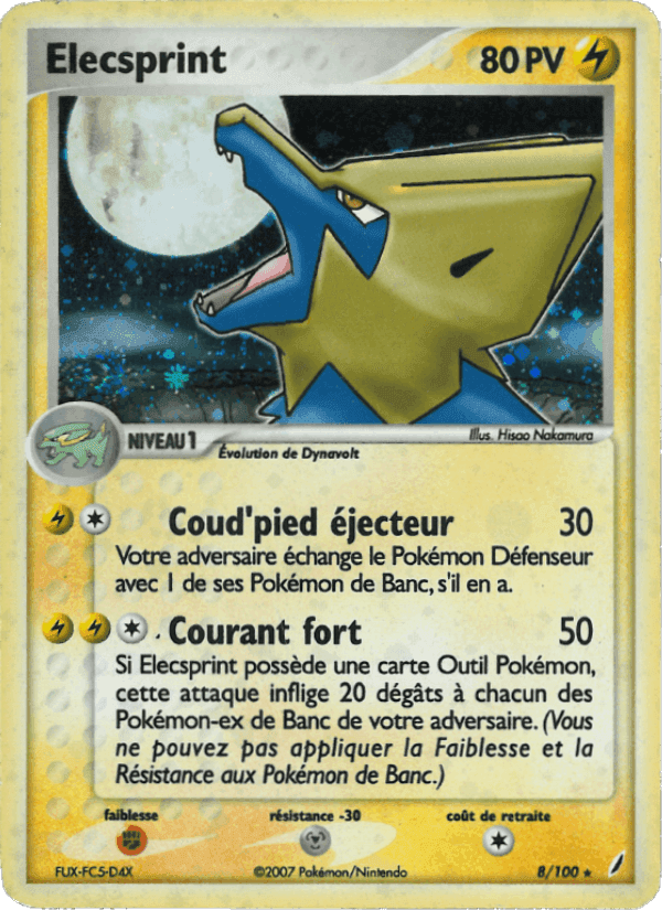 Élecsprint, carta 8 di EX Gardiens de Cristal