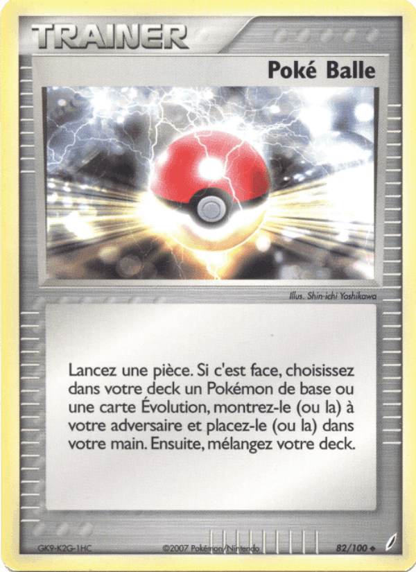 Poké Balle, card 82 from EX Gardiens de Cristal