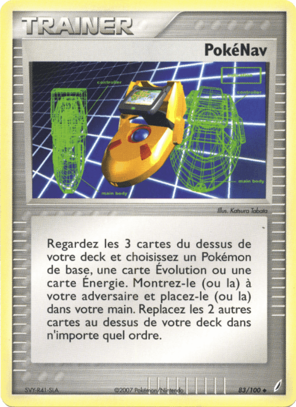 EX Gardiens de Cristal の 83 番、PokéNav