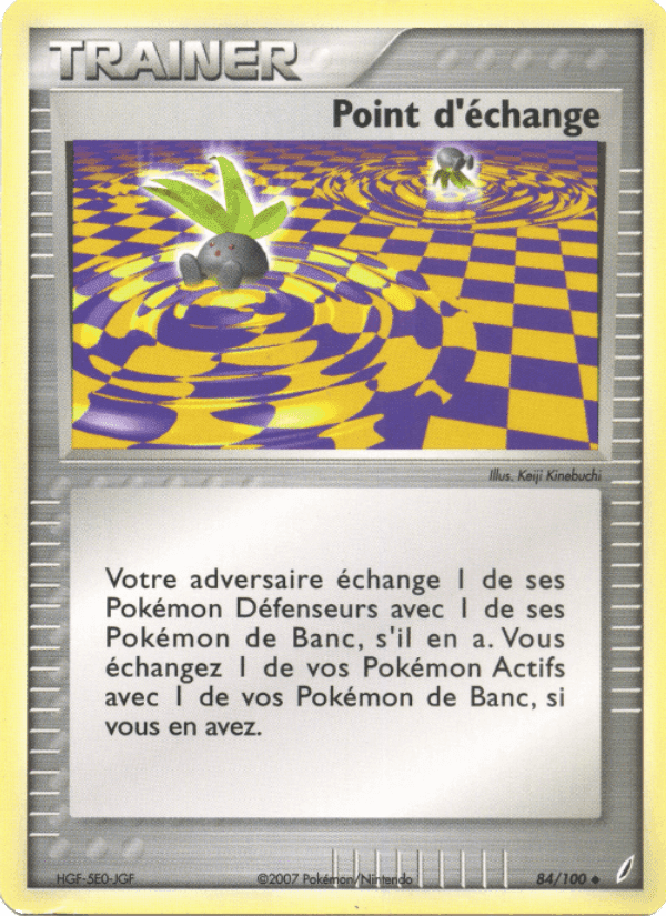 Point d'échange, carte 84 de EX Gardiens de Cristal