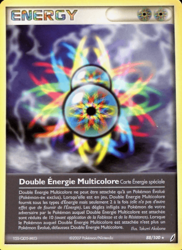 Double Énergie Multicolore, carte 88 de EX Gardiens de Cristal