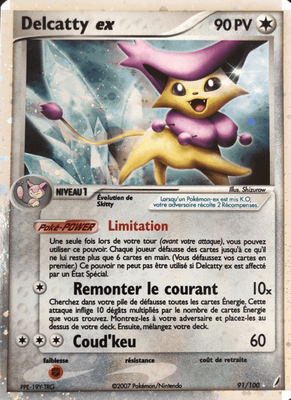 Delcatty ex, carte 91 de EX Gardiens de Cristal