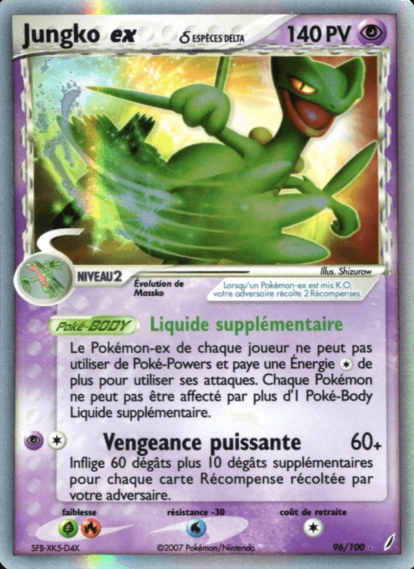 Jungko ex δ, carte 96 de EX Gardiens de Cristal