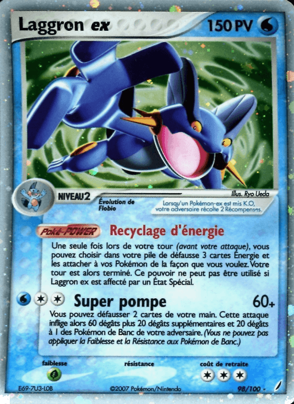 Laggron ex, carte 98 de EX Gardiens de Cristal