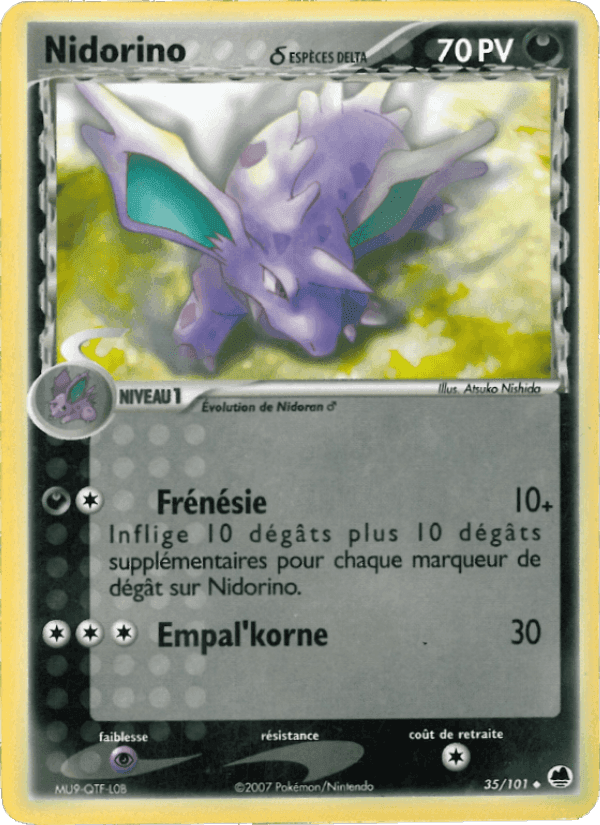 Nidorino δ, carta 35 di EX Île des Dragons
