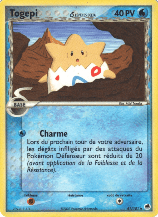 Togepi δ, carta 41 di EX Île des Dragons