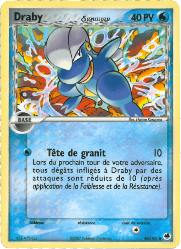 Draby δ, carta 43 di EX Île des Dragons