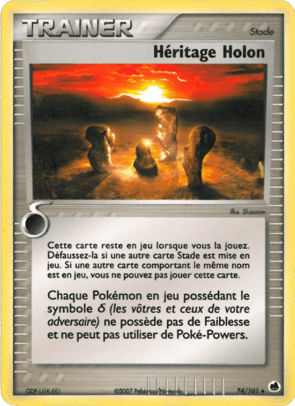 Héritage Holon, carte 74 de EX Île des Dragons