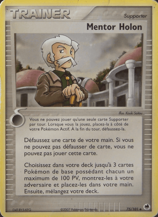 Mentor Holon, carte 75 de EX Île des Dragons