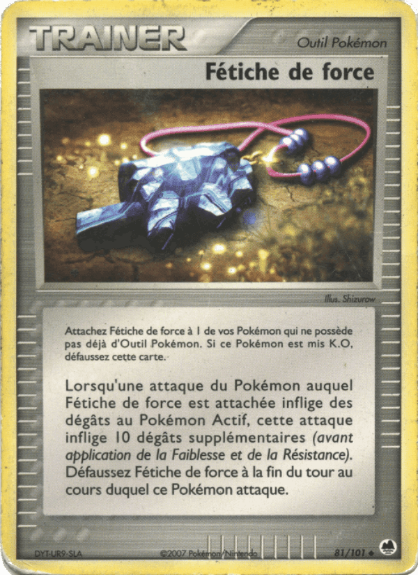 Fétiche de force, carte 81 de EX Île des Dragons